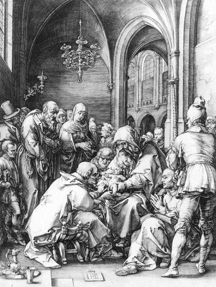 Circumcision in the Church of St Bavo at Haarlem painting - Hendrick Goltzius Circumcision in the Church of St Bavo at Haarlem art painting